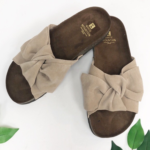 white mountain henley flat sandal